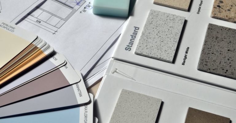 Layout - Gray Standard Color Book Near Green Eraser